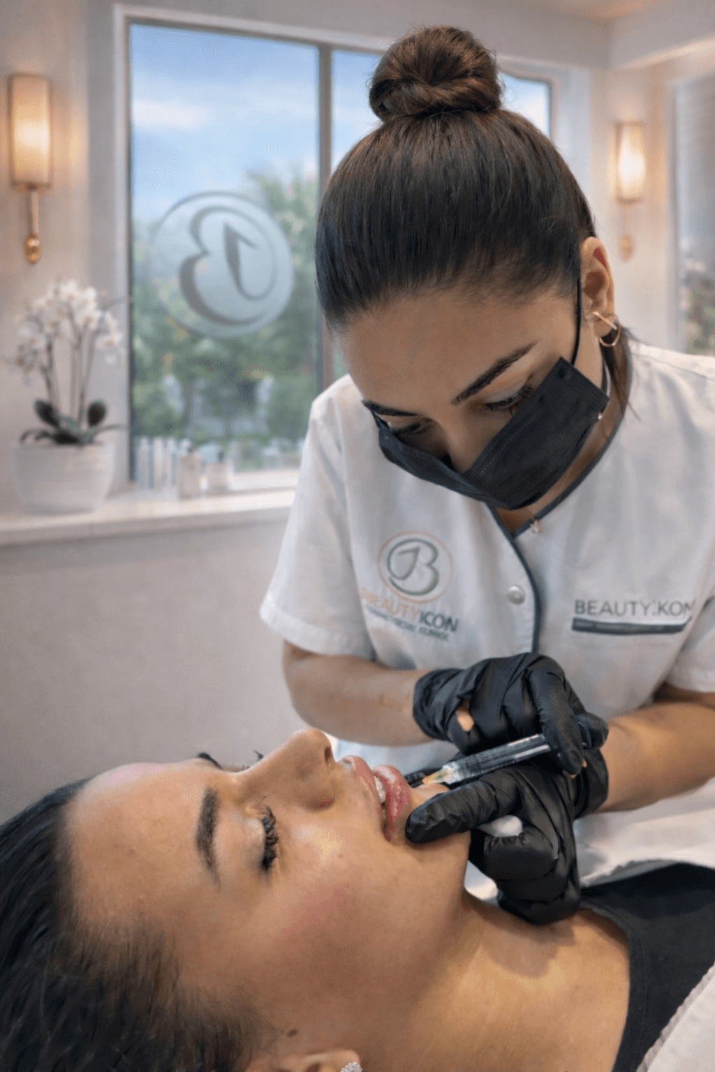 Neuslippen plooi behandeling bij Beauty Icon Almere