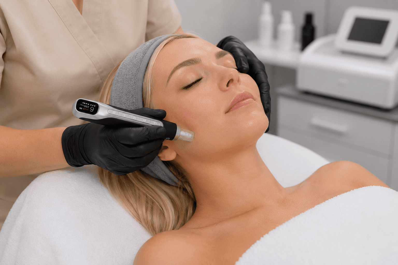 Zalm DNA met microneedling