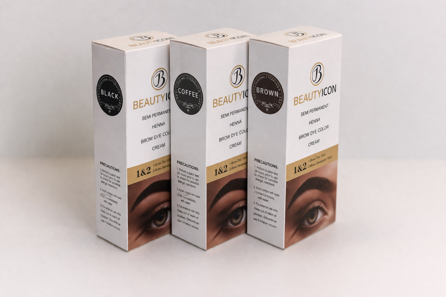 Beautyicon Semi Permanent Henna Brow Dye - 3