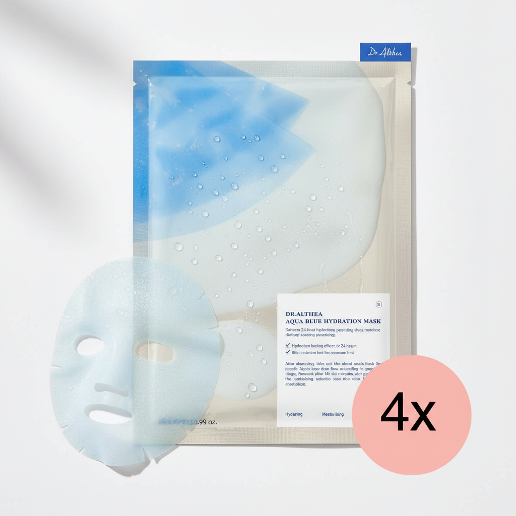 Aqua Blauw Hydraterend Masker (4st) - 5